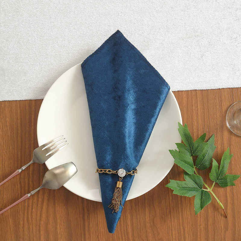 5 pcs 20"x20" Premium Velvet Napkins