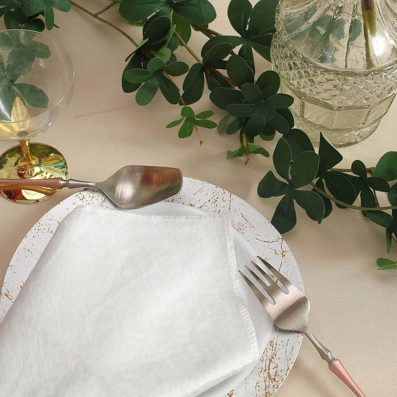 5 pcs 20"x20" Premium Velvet Napkins