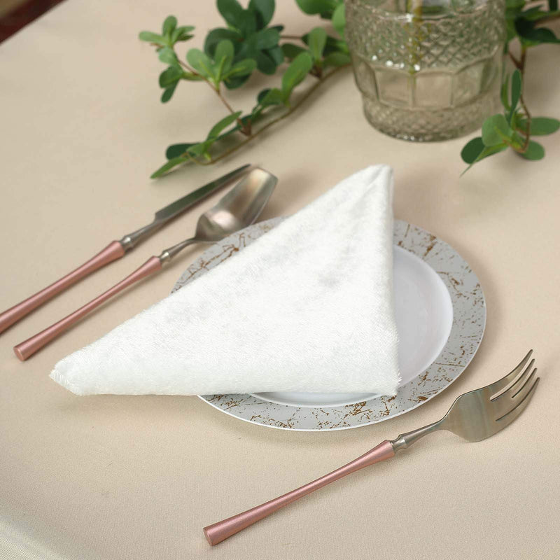 5 pcs 20"x20" Premium Velvet Napkins