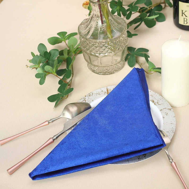 5 pcs 20"x20" Premium Velvet Napkins