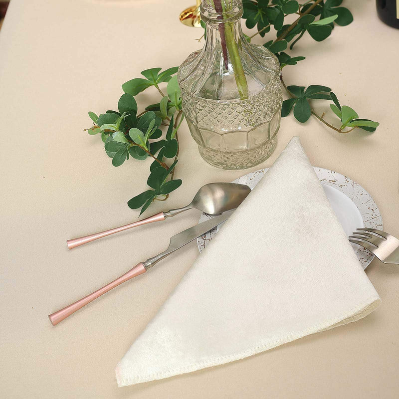 5 pcs 20"x20" Premium Velvet Napkins