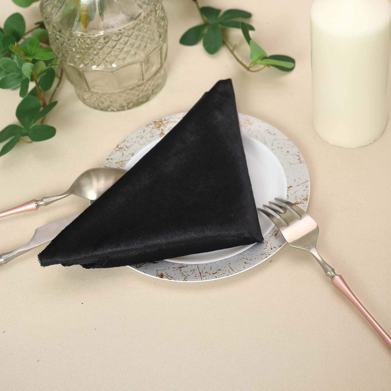 5 pcs 20"x20" Premium Velvet Napkins