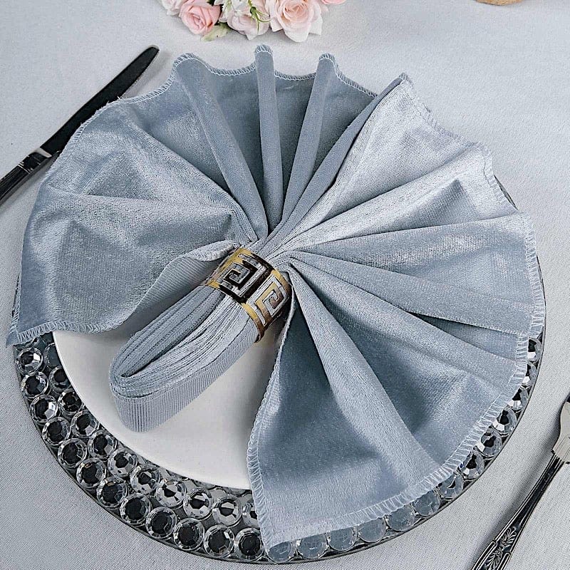 5 pcs 20"x20" Premium Velvet Napkins