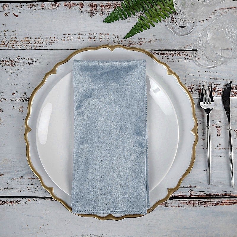 5 pcs 20"x20" Premium Velvet Napkins