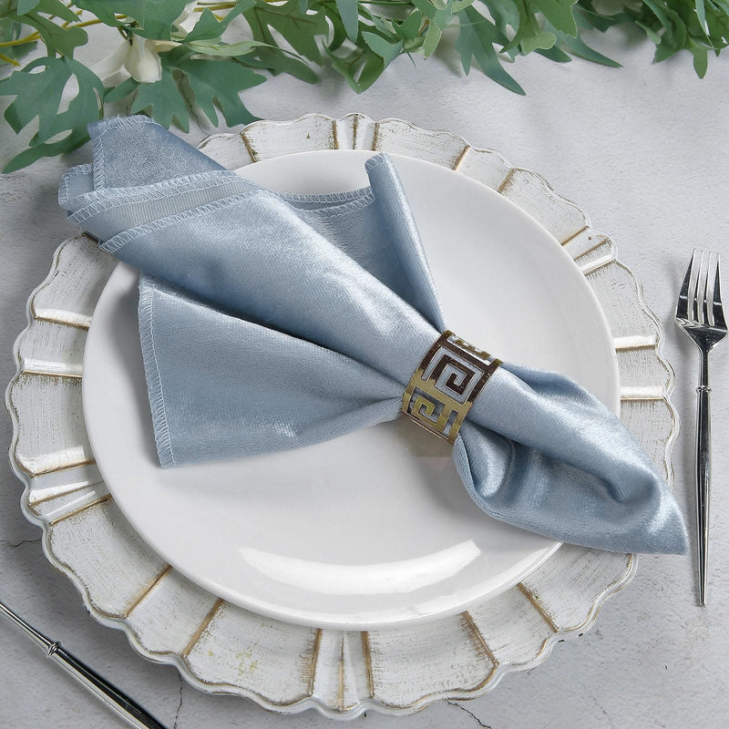 5 pcs 20"x20" Premium Velvet Napkins