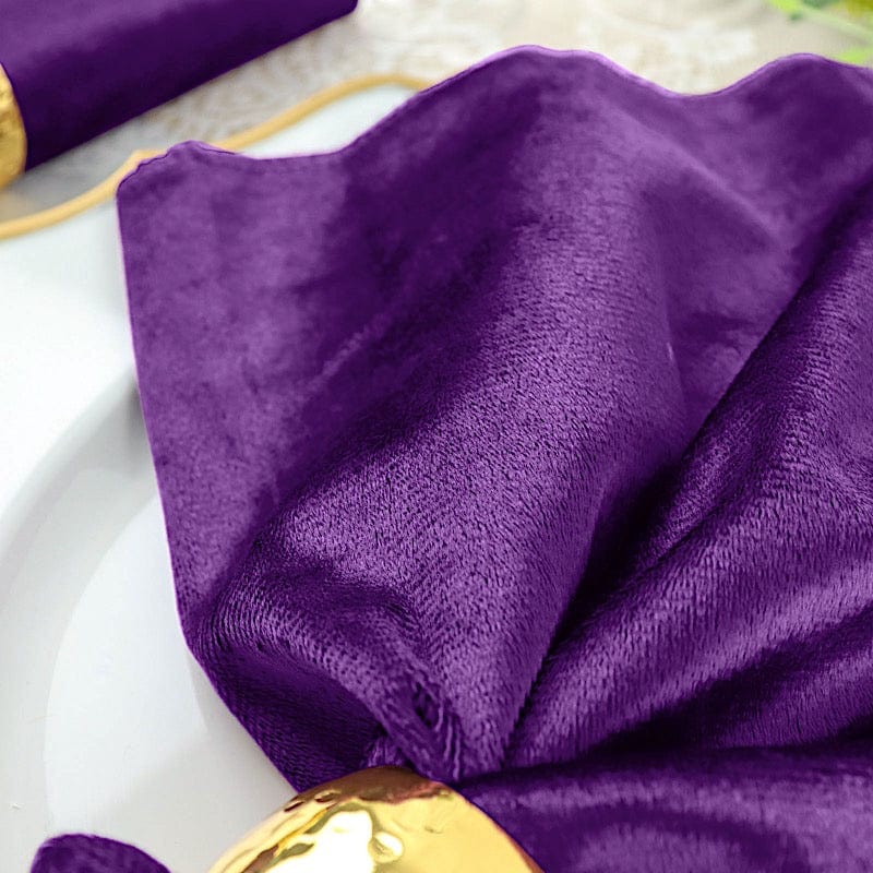 5 pcs 20"x20" Premium Velvet Napkins