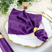 5 pcs 20"x20" Premium Velvet Napkins