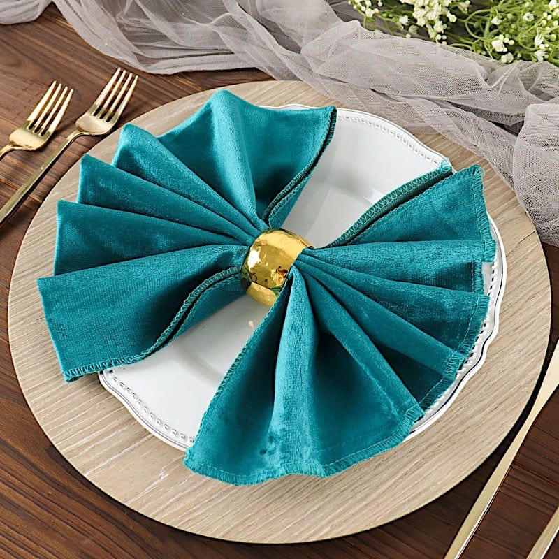 5 pcs 20"x20" Premium Velvet Napkins