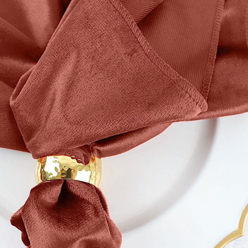 5 pcs 20"x20" Premium Velvet Napkins