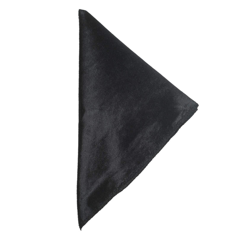 5 pcs 20"x20" Premium Velvet Napkins NAP_VEL_BLK