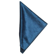 5 pcs 20"x20" Premium Velvet Napkins NAP_VEL_NAVY