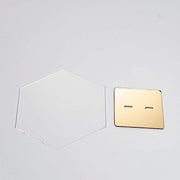 5 pcs 5" tall Hexagon Acrylic Stands Table Numbers Holders
