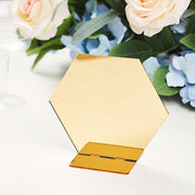 5 pcs 5" tall Hexagon Acrylic Stands Table Numbers Holders