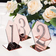 5 pcs 5" tall Hexagon Acrylic Stands Table Numbers Holders