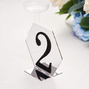 5 pcs 5" tall Hexagon Acrylic Stands Table Numbers Holders