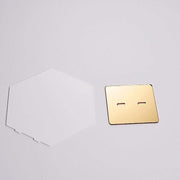 5 pcs 5" tall Hexagon Acrylic Stands Table Numbers Holders