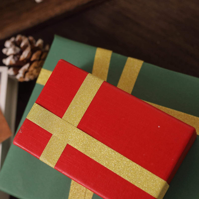 5 pcs 5 yards Self-Adhesive Glittery Washi Tapes