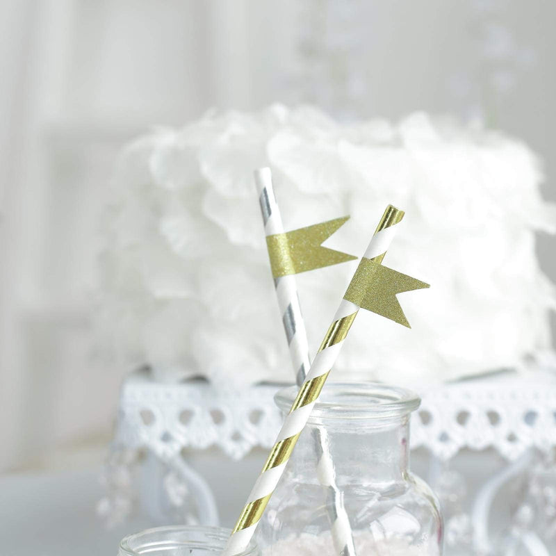 5 pcs 5 yards Self-Adhesive Glittery Washi Tapes