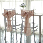 5 pcs 6" x 108" Faux Burlap Chair Sashes