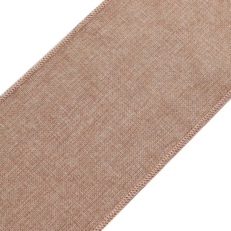 5 pcs 6" x 108" Faux Burlap Chair Sashes