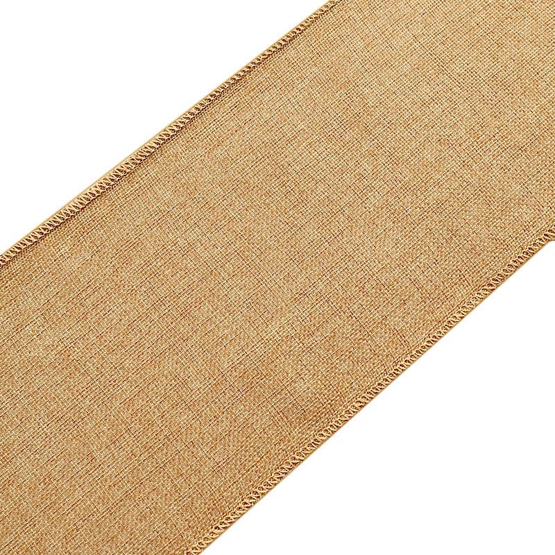 5 pcs 6" x 108" Faux Burlap Chair Sashes