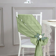 5 pcs 6" x 108" Faux Burlap Chair Sashes