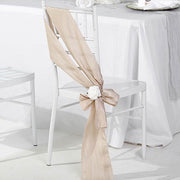5 pcs Accordion Crinkle Taffeta Chair Sashes