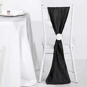 5 pcs Accordion Crinkle Taffeta Chair Sashes