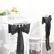 5 pcs Accordion Crinkle Taffeta Chair Sashes