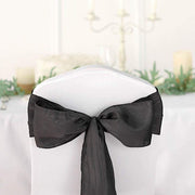 5 pcs Accordion Crinkle Taffeta Chair Sashes