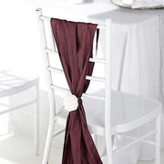 5 pcs Accordion Crinkle Taffeta Chair Sashes