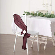 5 pcs Accordion Crinkle Taffeta Chair Sashes