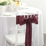 5 pcs Accordion Crinkle Taffeta Chair Sashes