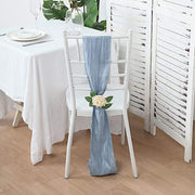 5 pcs Accordion Crinkle Taffeta Chair Sashes