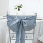 5 pcs Accordion Crinkle Taffeta Chair Sashes