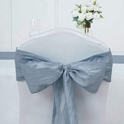 5 pcs Accordion Crinkle Taffeta Chair Sashes