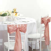 5 pcs Accordion Crinkle Taffeta Chair Sashes