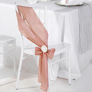 5 pcs Accordion Crinkle Taffeta Chair Sashes