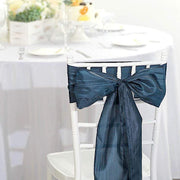 5 pcs Accordion Crinkle Taffeta Chair Sashes