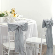 5 pcs Accordion Crinkle Taffeta Chair Sashes