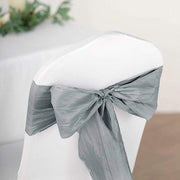 5 pcs Accordion Crinkle Taffeta Chair Sashes