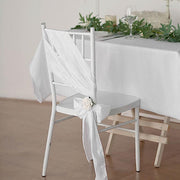 5 pcs Accordion Crinkle Taffeta Chair Sashes