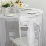 5 pcs Accordion Crinkle Taffeta Chair Sashes