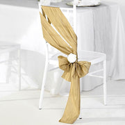 5 pcs Accordion Crinkle Taffeta Chair Sashes