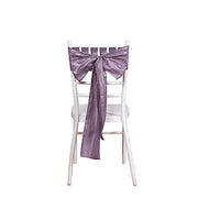 5 pcs Accordion Crinkle Taffeta Chair Sashes