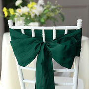 5 pcs Accordion Crinkle Taffeta Chair Sashes