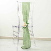 5 pcs Accordion Crinkle Taffeta Chair Sashes