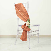 5 pcs Accordion Crinkle Taffeta Chair Sashes