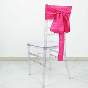 5 pcs Accordion Crinkle Taffeta Chair Sashes