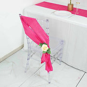 5 pcs Accordion Crinkle Taffeta Chair Sashes